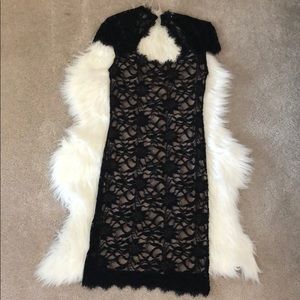 Black lace dress